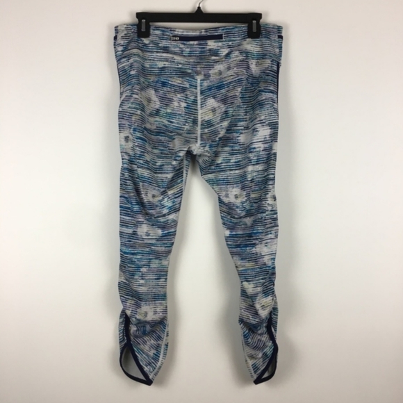 Lululemon Real Quick Tight Blurry Belle Multi Hero Blue, Size 12 - Picture 13 of 16